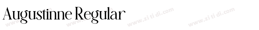 Augustinne Regular字体转换 Augustinne Regular字体转换